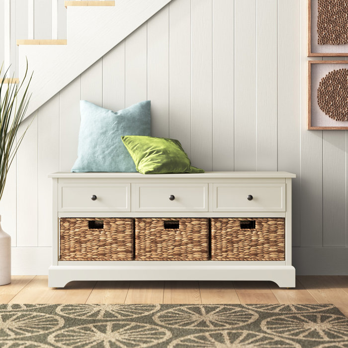 Andover Mills™ Kaler Drawers Storage Bench & Reviews Wayfair